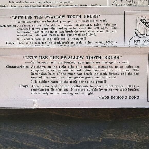 Lot of 3 | Vtg toothbrushes with long bristle bed - Picture 7 of 9